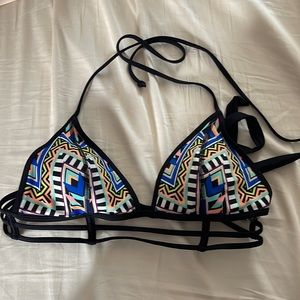 Mosaic VS pink Bikini Top